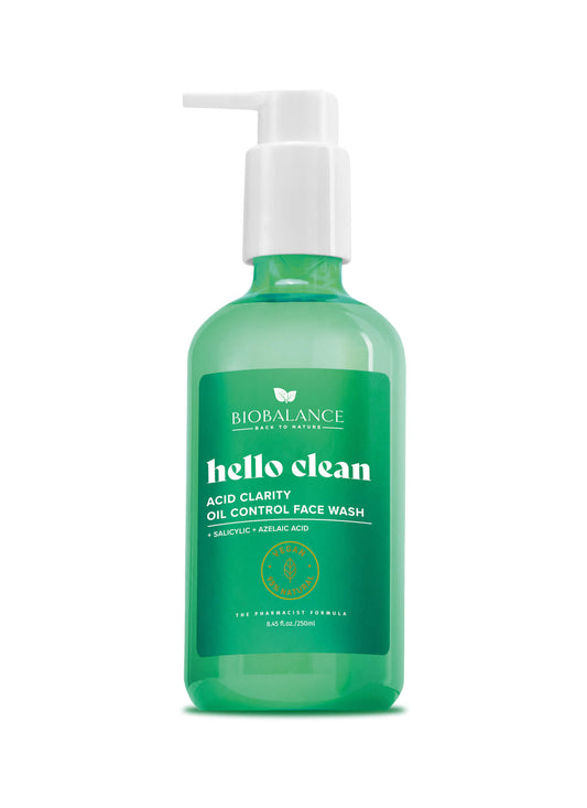 Hello Clean Acid Clarity Oil Control Face Wash (250ml)